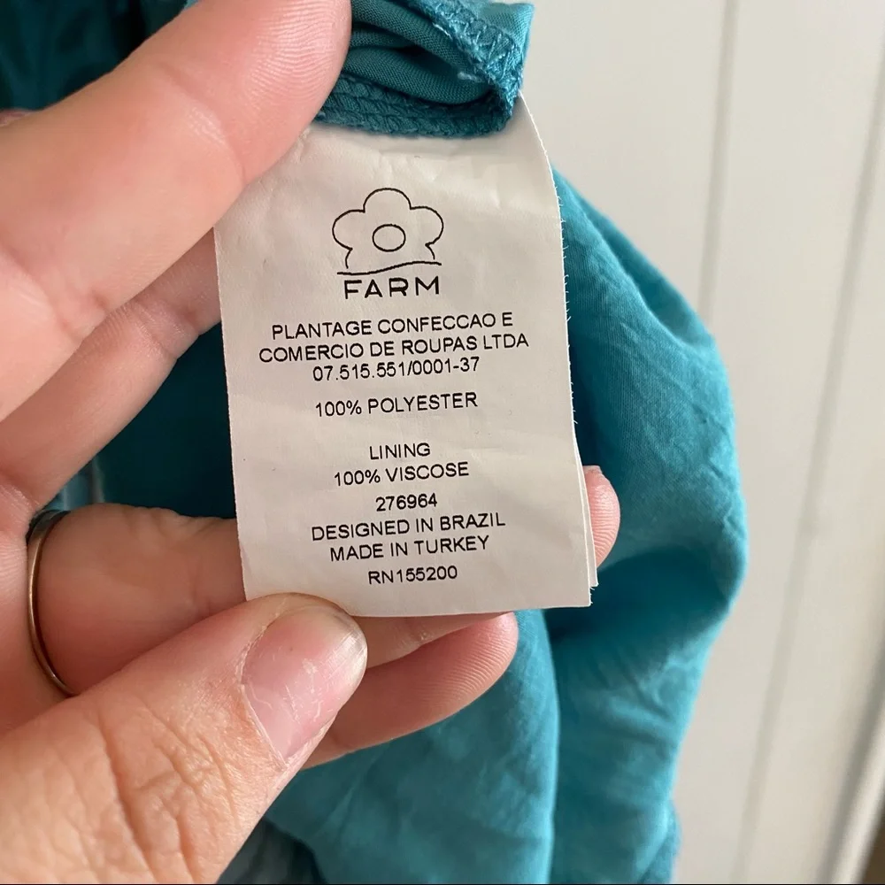 Anthro Farm Rio Ruffled Botanical Maxi Dress - Picture 7 of 7